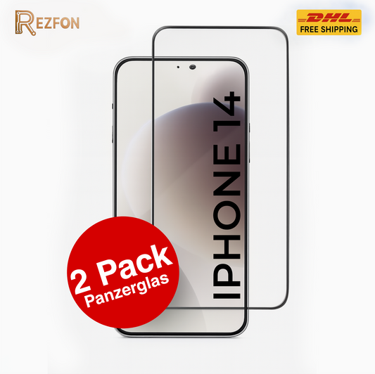 Panzerglas Full Screen für iPhone 14 – 9H Edge-to-Edge Schutzfolie