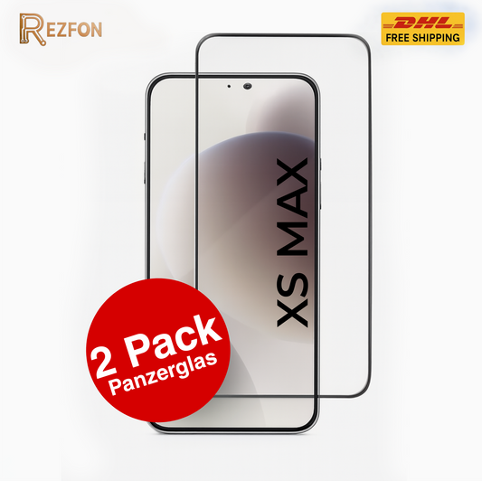 Panzerglas Full Screen für iPhone XS Max – 9H Edge-to-Edge Schutzfolie