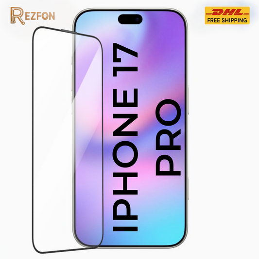 Panzerglas Full Screen für iPhone 17 Pro – 9H Schutzfolie Randlos