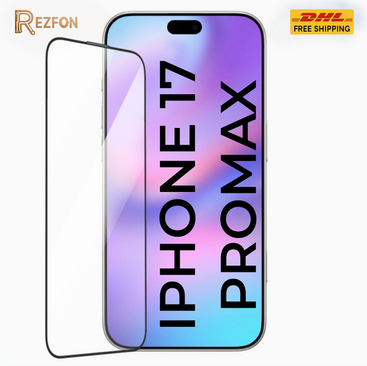 Panzerglas Full Screen für iPhone 17 Pro Max – 9H Schutzfolie Randlos