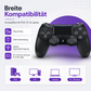 Kabelloser Controller kompatibel mit PS4 – Gaming Controller mit präziser Steuerung