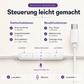 USB-C Kopfhörer mit Mikrofon Weiß für iPhone Samsung Typ-C Headset