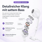 USB-C Kopfhörer mit Mikrofon Weiß für iPhone Samsung Typ-C Headset