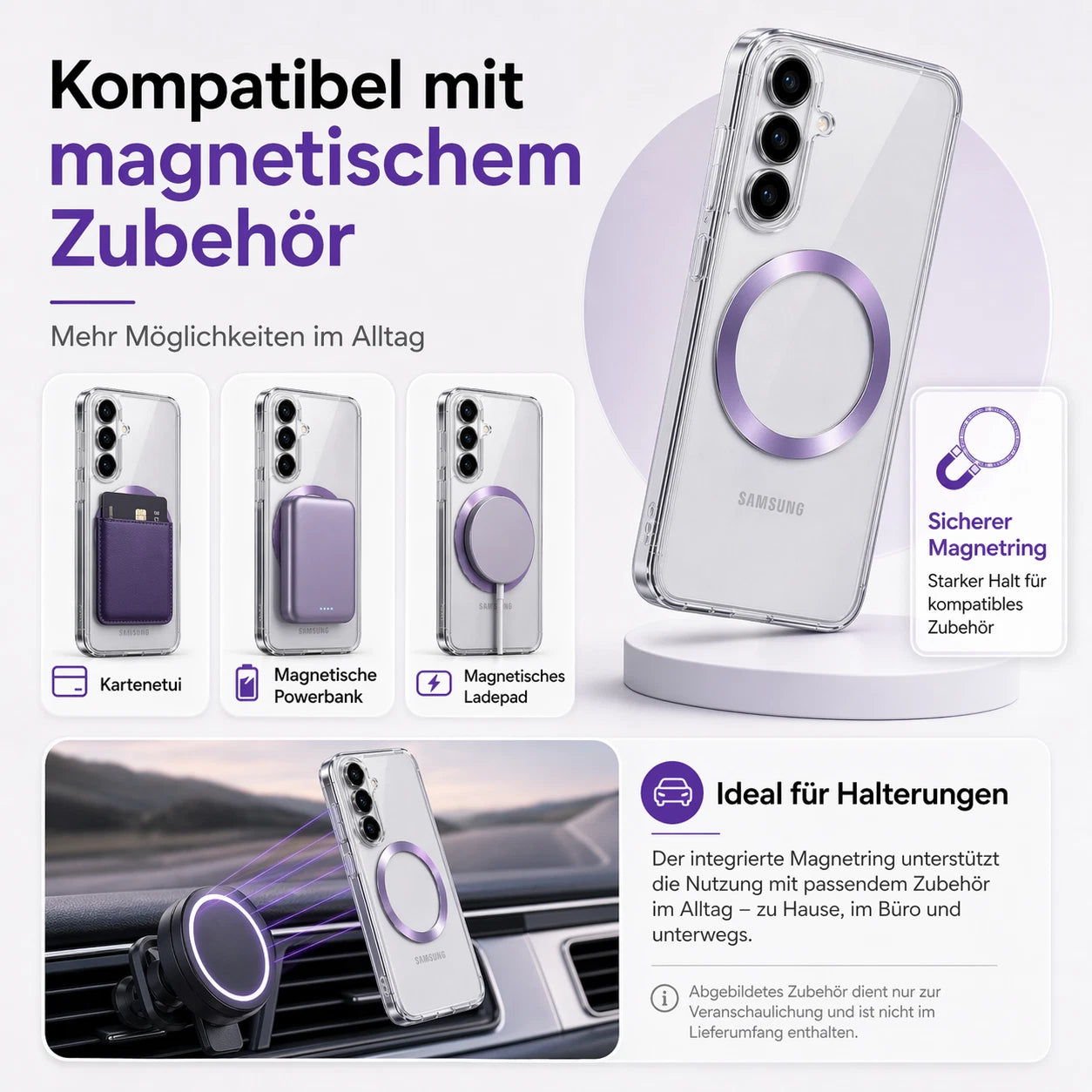 MagSafe-kompatible Samsung Galaxy Hülle mit Kameraschutz - Bild 4