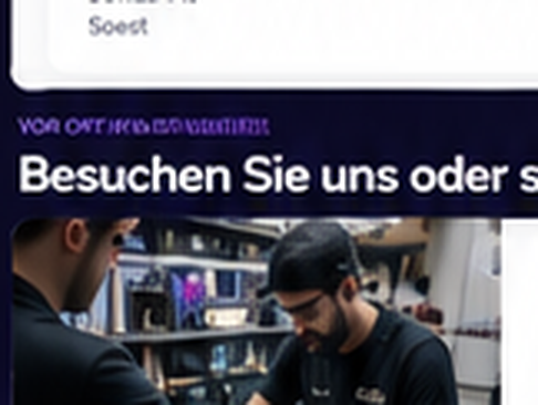 Techniker bei einer Smartphone Reparatur